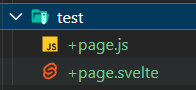 Sveltekit folder structure 