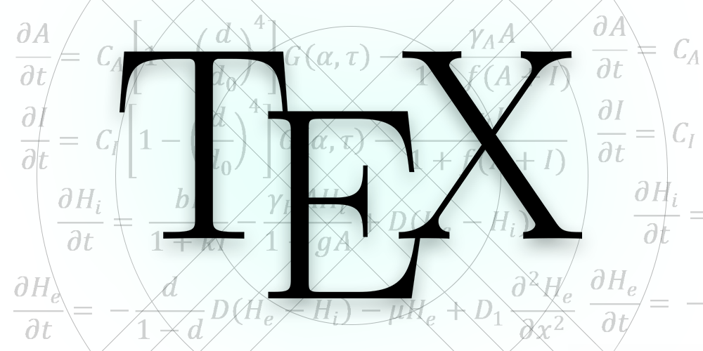 Cover for Rendering mathematical equations